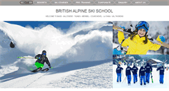 Desktop Screenshot of bass-skischools.com